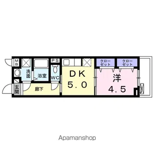 プロムナード アヴェニュー【2階】の間取り