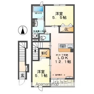 ソフィア【202号室】の間取り