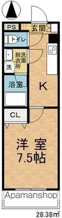 山村マンションⅡ【102号室】の間取り