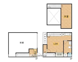 東京都八王子市楢原町【マンション】の間取り