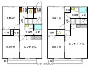 ワンパレス【2階】の間取り