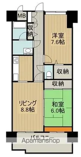 ロイヤルガーデン宇多津駅前【302号室】の間取り