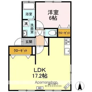 ハイセレール秋桜【2階】の間取り