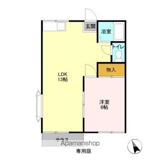 ファミーユ佐藤【1階】の間取り