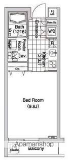 コンフォリア早稲田【4階】の間取り