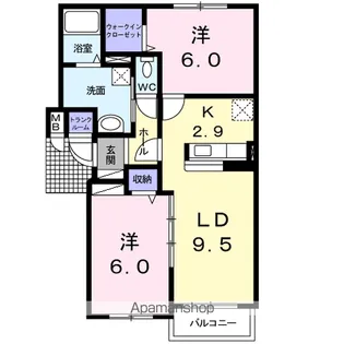 ファーストレジデンス【3階】の間取り