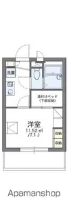 レオパレスストリーム【2階】の間取り