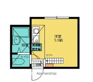 ユナイトステージモーリスの杜【2階】の間取り