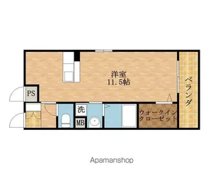 サンプロスペリティ【1階】の間取り