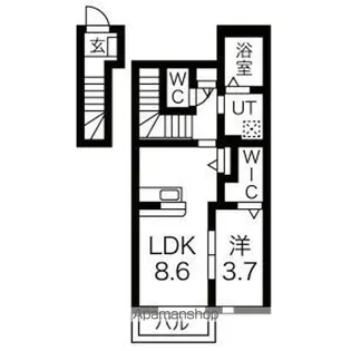 フォレストヒル国見【2階】の間取り