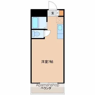 メモリースリー【3B号室】の間取り