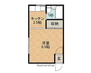 グランドハイツA【201号室】の間取り
