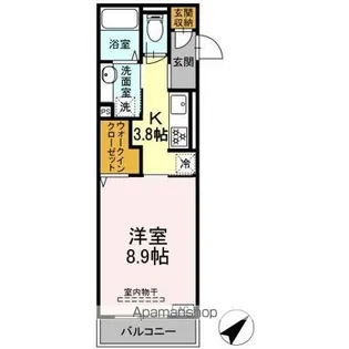 グランドメゾン城ケ丘【1階】の間取り