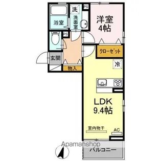 ボヌール F【3階】の間取り