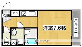 シュライテン白鷺【4階】の間取り