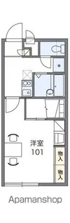 レオパレスセピアコートK【1階】の間取り