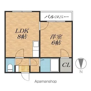COMFORT KUSAKA【2階】の間取り