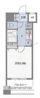 ドゥーエ新川【9階】の間取り