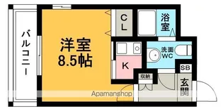 プリメール箱崎Ⅱ【2階】の間取り