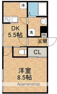 早稲田鶴巻町IMAハウス【3階】の間取り