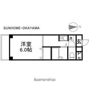 コーポ白石【2階】の間取り