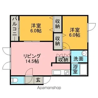パストラルアベニュー【2階】の間取り