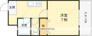 パルテカワサキ【4階】の間取り