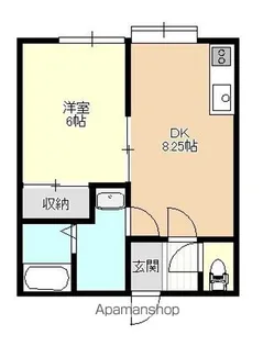 フィールファイン田園【103号室】の間取り