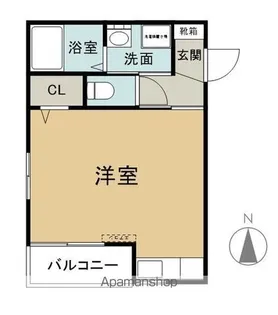プティ シャンブル【402号室】の間取り