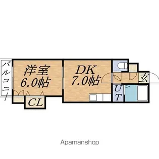パピリオ【405号室】の間取り