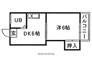 第2ハイネス向山【302号室】の間取り
