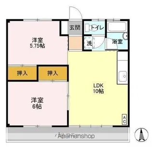 MBCハイツ A【1階】の間取り