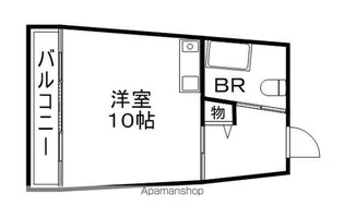 リーベ石堂【5階】の間取り