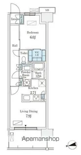スカイグランデ津田沼【8階】の間取り
