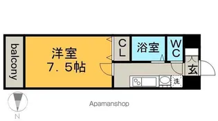 セントラルハイツ明野【3階】の間取り