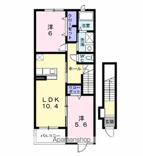 APPRECIATE 良幸【2階】の間取り