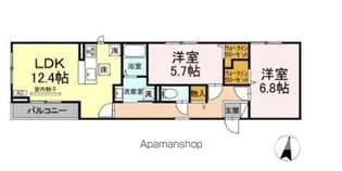 サウスヒルズ世田谷【1階】の間取り