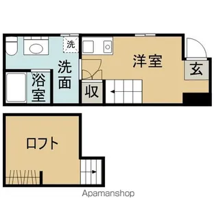 LE COCON 町南【2階】の間取り