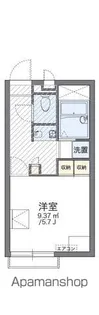 レオパレス西大寺南【207号室】の間取り
