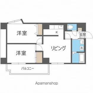 シルキーU6・1【4階】の間取り