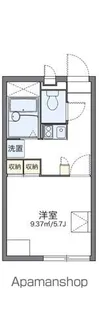 レオパレス葛城【2階】の間取り