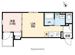 ROBOT HOME 矢部Ⅲ【1階】の間取り