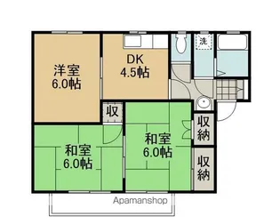 フローラルまつぎ【2階】の間取り
