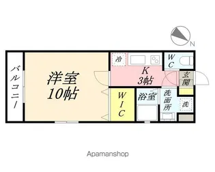 VERDE大供【1階】の間取り