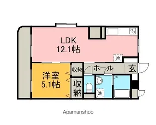ユーミーマンションバウムⅠ号館【2階】の間取り