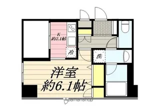 グローリオシェルト飯田橋【10階】の間取り