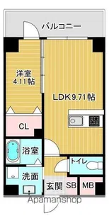 第47川崎ビル【2階】の間取り