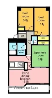 エスペランサⅡ【4階】の間取り