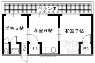 ハイツ修学院【301号室】の間取り