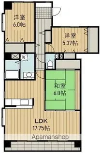 フラージュ・ヴェール【2階】の間取り